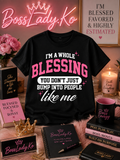 BOSSLADY.KO BLESSED TEE
